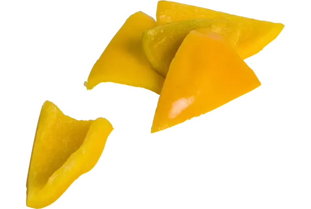 Paprika geel kwart bak 1kg